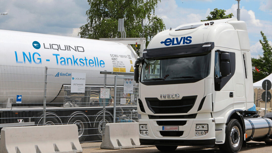 Mobile LNG-Tankstelle
