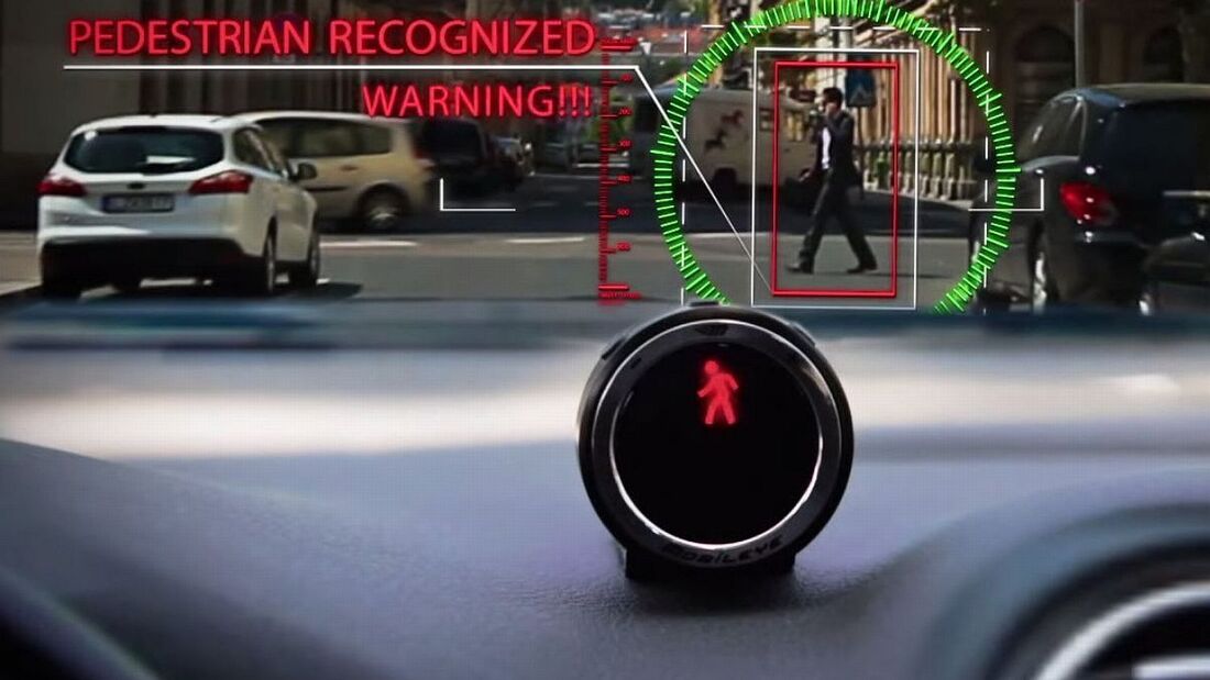 Mobileye warnt vor Kollisionen.
