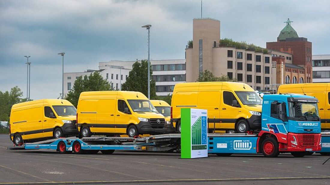 Mosolf Group setzt auf E-Lkw von Designwerk beim Transport von Mercedes-Benz Sprintern