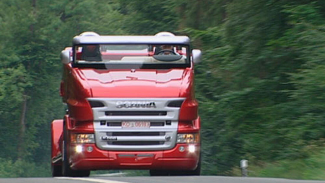 N 24 Transportwelt: Unterwegs im Scania Cabrio