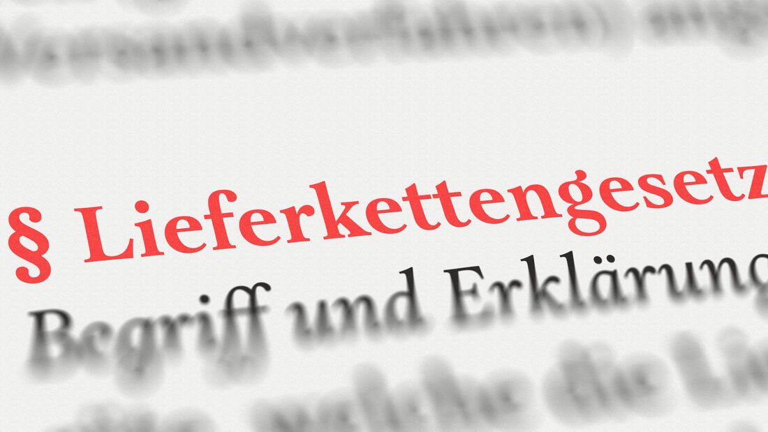 NUR ZUM EINMALIGEN GEBRAUCH. Lieferkettengesetz rechtlich erklärt
