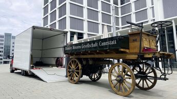 Nachbau des ersten Lkw der Daimler Motoren Gesellschaft Cannstatt