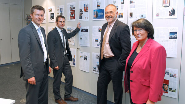 Nachhaltigkeit, Kooperation 24 Plus, Isabella Kirschbaum von Transco und Matthias Schork von Wüst