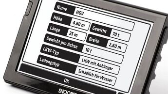 Navigieren nach Größe und Gewicht