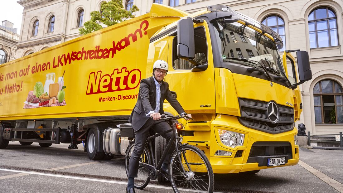 Netto stattet alle Lkw mit Sicherheitssystem aus