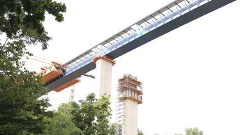 Neubau der Rahmedetalbrücke bei Lüdenscheid im Sauerland