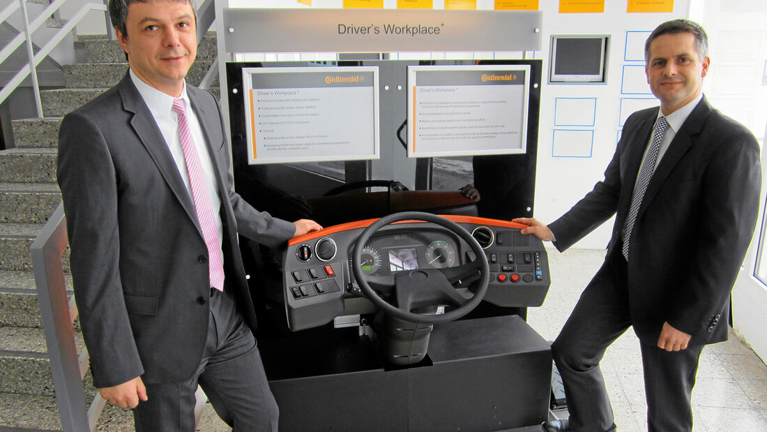 Neue Buscockpits von Continental, Cockpit, Manager, Kliewer, Tedesco