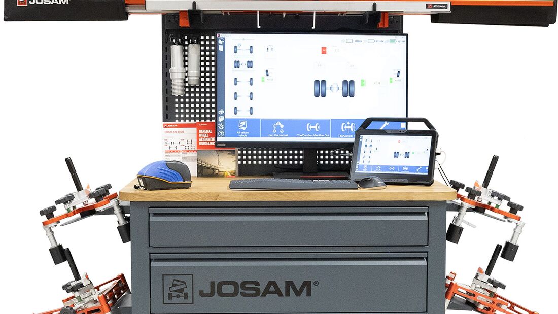 Neue Kit-Variaten für die Cam-aligner-Achsvermessung von Josam.
