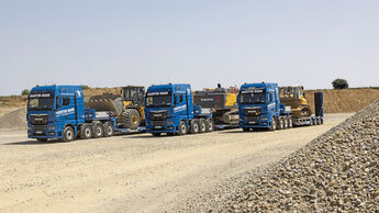 Neue MAN TGX Schwerlastzugmaschine, im Einsatz bei Martin Baur, FF 9/2022