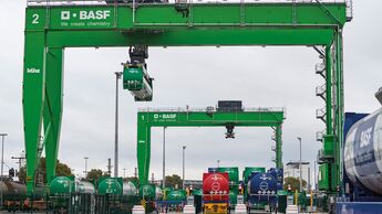 Neues vollautomatisches Tankcontainerlager am Standort Ludwigshafen, KV,