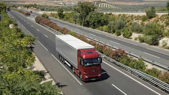 New Actros Testfahrt in Spanien