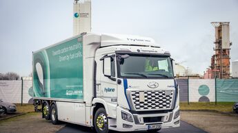 Nippon Gases hat bei Hylane einen Wasserstoff-Lkw von Hyundai gemietet.