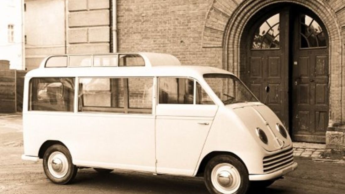 Nostalgiefahrten im Schnelllaster von DKW
