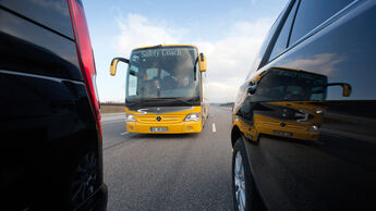 Nutzenpotenzial von Assistenzsystemen, Mercedes, Buss
