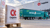 Oetjen-Lkw vor Cargoline-Standort: Oetjen Logistik wird zum 1. Januar 2027 neuer Partner des Stückgutnetzwerks.