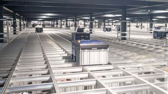 Omnichannel-Hub von Rhenus in Hörselgau mit Autostore-System für Thalia.