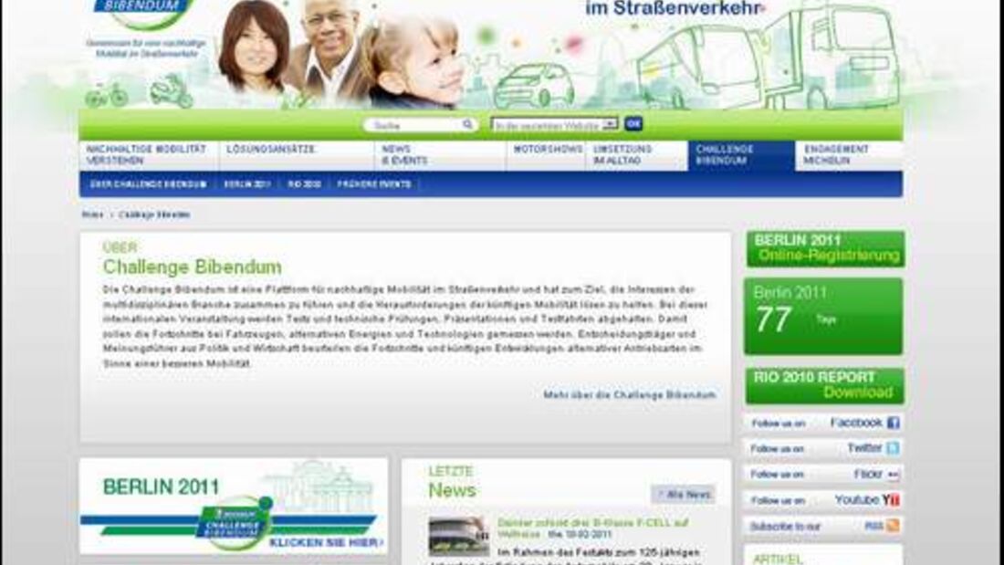 Online-Portal für nachhaltige Mobilität