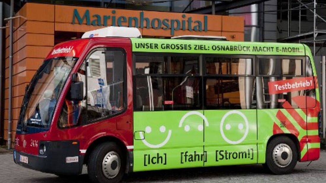 Osnabrück schickt Elektrobus auf Linie