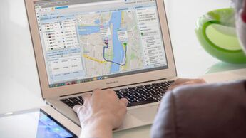 PTC Routenplaner Tablet Navigation Telematik