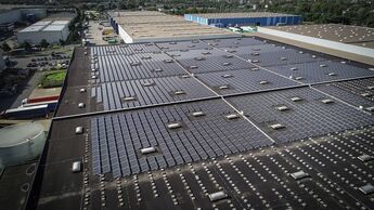 PV-Anlage am  Logport in Duisburg
