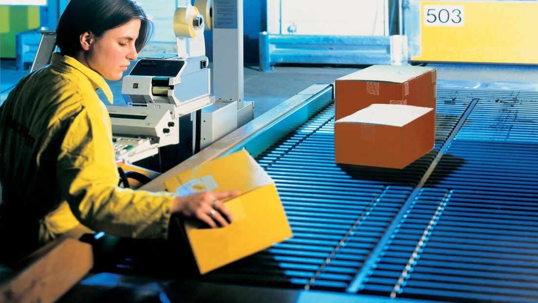Pakete bei der Deutschen Post DHL