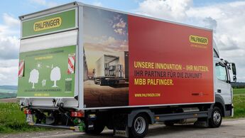 Palfinger, Hubladebühne, lkw, 7,5 Tonner, MBB C1000E