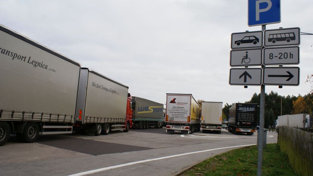 Parkplatz, Lkw, Rastplatz