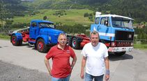 Passfahrt Lkw-Oldtimer Volvo Scania Saurer Büssing