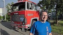 Passfahrt Lkw-Oldtimer Volvo Scania Saurer Büssing