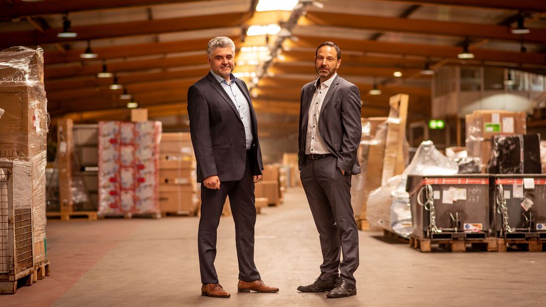 Paul Walter (links) und Francesco De Lauso von Cargo Trans Logistik (CTL)