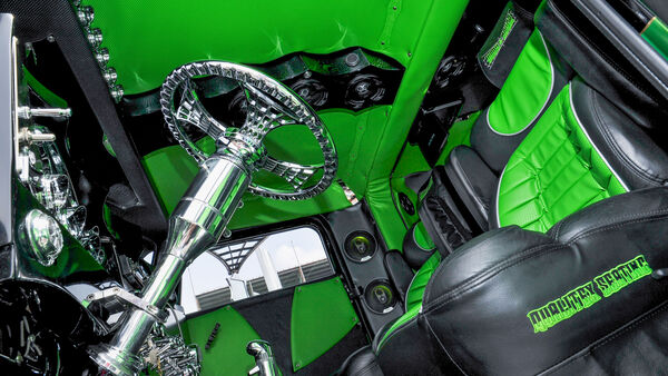 Peterbilt Clean Slate Environmental, Lenkrad, Cockpit