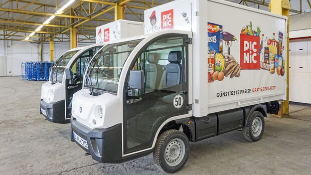 Picnic, Online-Lieferdienst, Lebensmittel, E-Fahrzeug