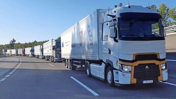 Platooning-Test alle Lkw-Marken