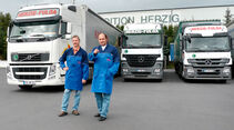 Politik und Wirtschaft, Herzig Fulda, Volvo FH, Mercedes, Staatssekretär Bomba 