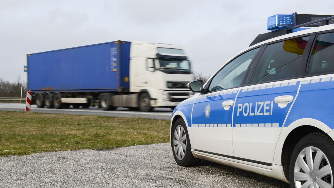 Polizeikontrolle.