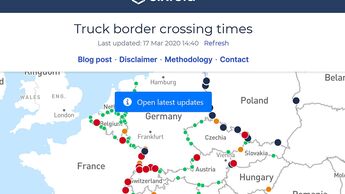 Portal von Sixfold zu Staus an den Grenzen