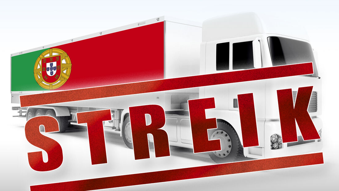 Portugals Lkw-Fahrer streiken