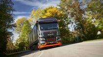 Probefahrt mit dem eTruck von MAN