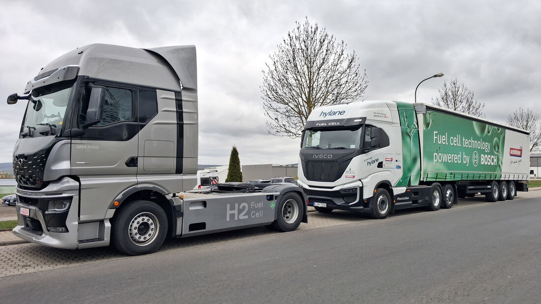 Quantron, Iveco-40-Tonner mit Bosch Fuel Cell Power Module (FCPM)
