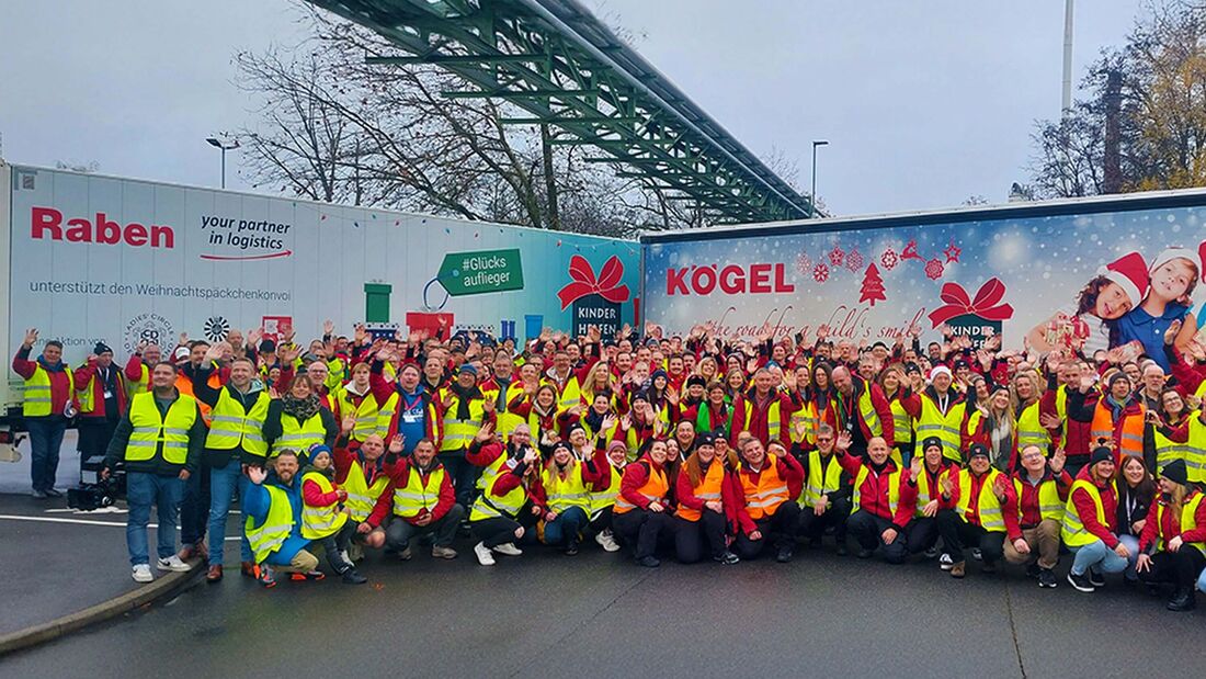 Raben Group unterstützt den Weihnachtspäckchenkonvoi 2025