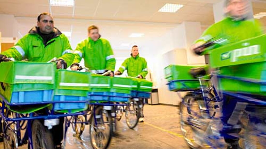 Radbriefträger von PIN