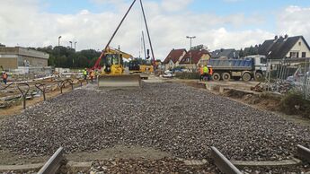 Rastatt - Reparaturarbeiten Hochrheinstrecke