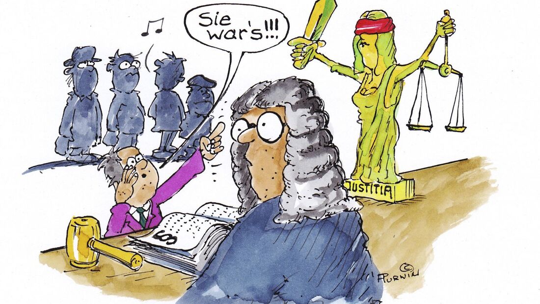 Recht Cartoon