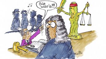 Recht Cartoon