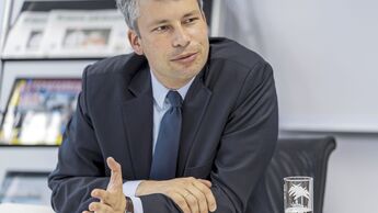 Redaktionsgespräch Steffen Bilger, Bundesministerium für Verkehr und digitale Infrastruktur, Parlamentarischer Staatssekretär