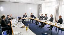 Redaktionsgespräch mit Anders Nielsen.