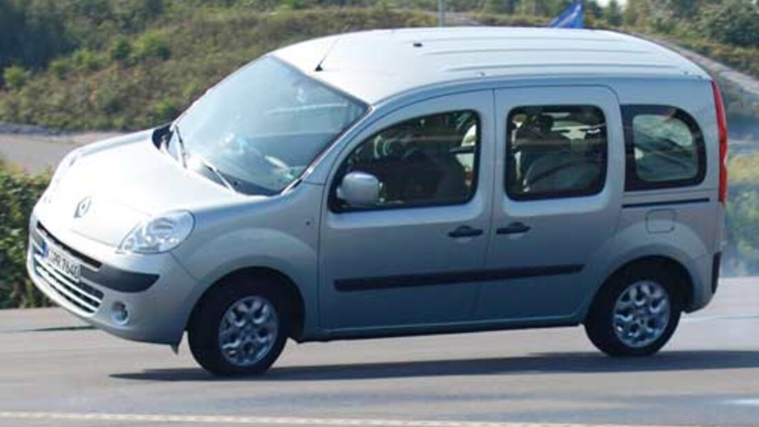 Renault Kangoo kommt ins Kippen