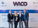 Richard Charles, CEO WACO; Sabine Geis, Head of Sales Europe; Klaus Hrazdira, COO Air + Sea Services; Kristján Pálsson, Chairmen WACO und Geschäftsführer von Jonar Transport (von links).