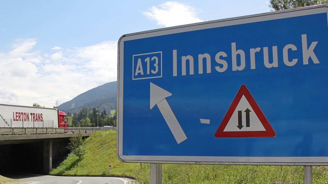 Richtung Brenner in Tirol