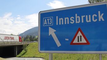 Richtung Brenner in Tirol
